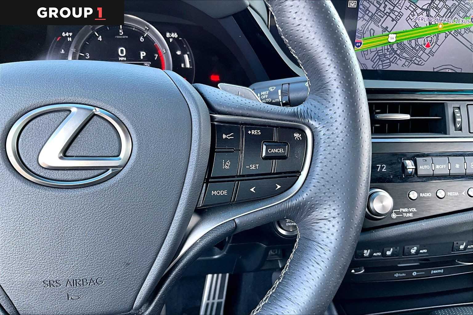 2022 Lexus ES F SPORT  Matador Red Mica at Lexus of Clear Lake