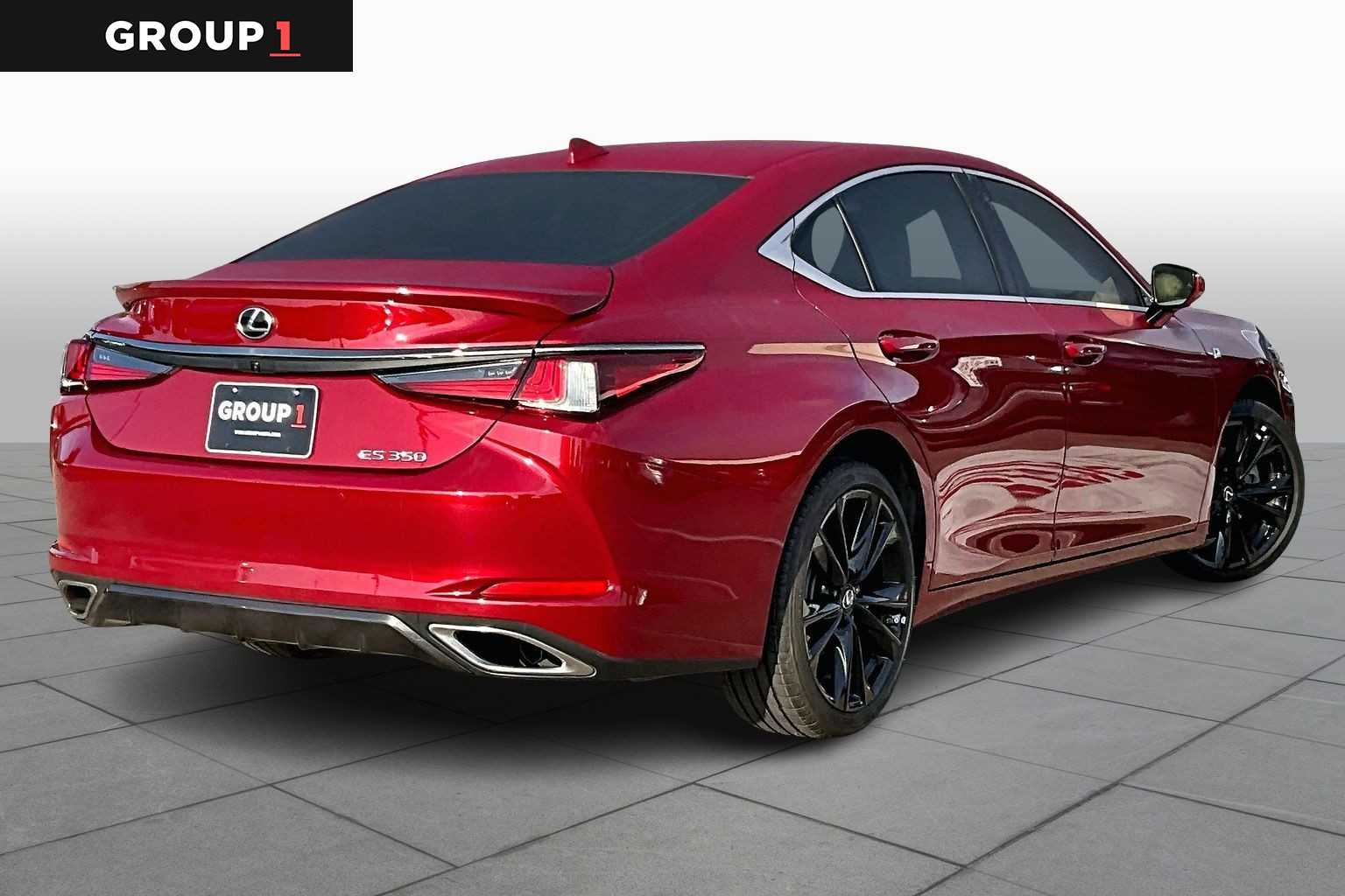 2022 Lexus ES F SPORT  Matador Red Mica at Lexus of Clear Lake