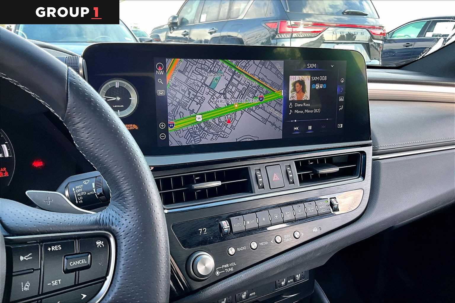 2022 Lexus ES F SPORT  Matador Red Mica at Lexus of Clear Lake