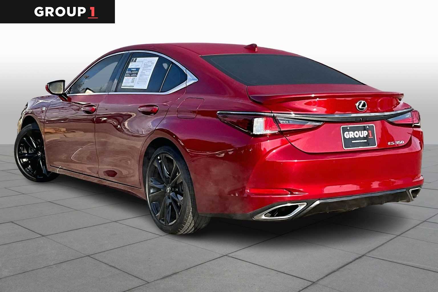 2022 Lexus ES F SPORT  Matador Red Mica at Lexus of Clear Lake
