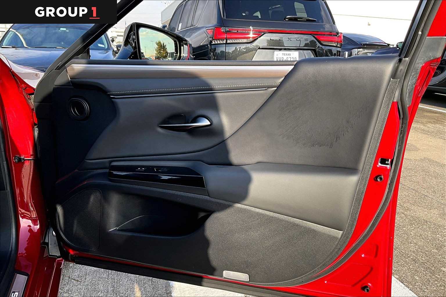 2022 Lexus ES F SPORT  Matador Red Mica at Lexus of Clear Lake