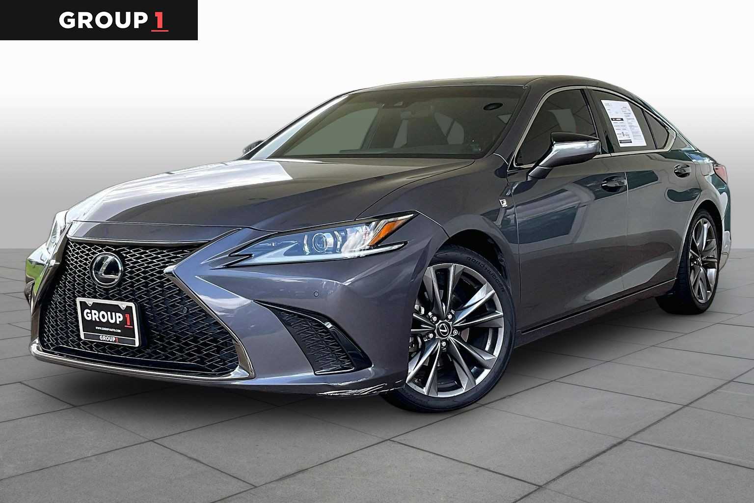 2020 Lexus ES 350 F SPORT  Nebula Gray Pearl at Lexus of Clear Lake