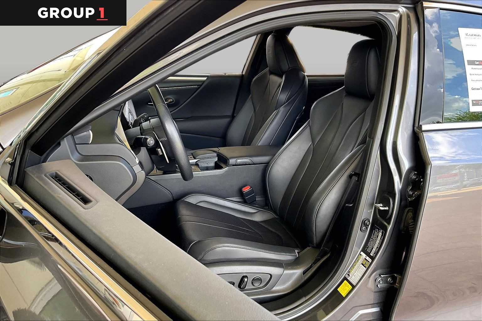 2020 Lexus ES 350 F SPORT  Nebula Gray Pearl at Lexus of Clear Lake