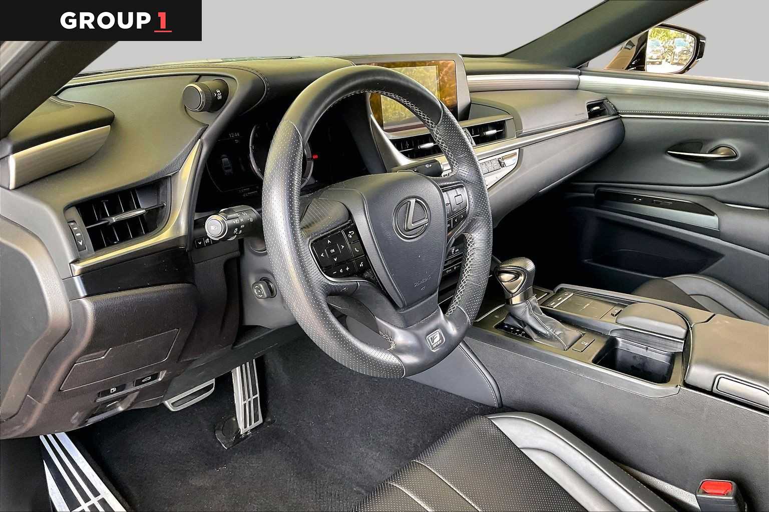 2020 Lexus ES 350 F SPORT  Nebula Gray Pearl at Lexus of Clear Lake