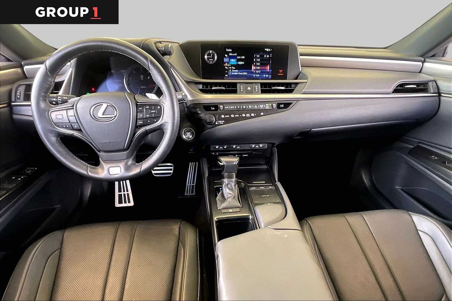 2020 Lexus ES 350 F SPORT  Nebula Gray Pearl at Lexus of Clear Lake