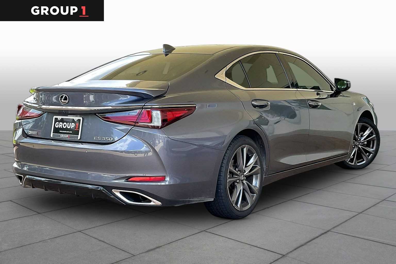 2020 Lexus ES 350 F SPORT  Nebula Gray Pearl at Lexus of Clear Lake