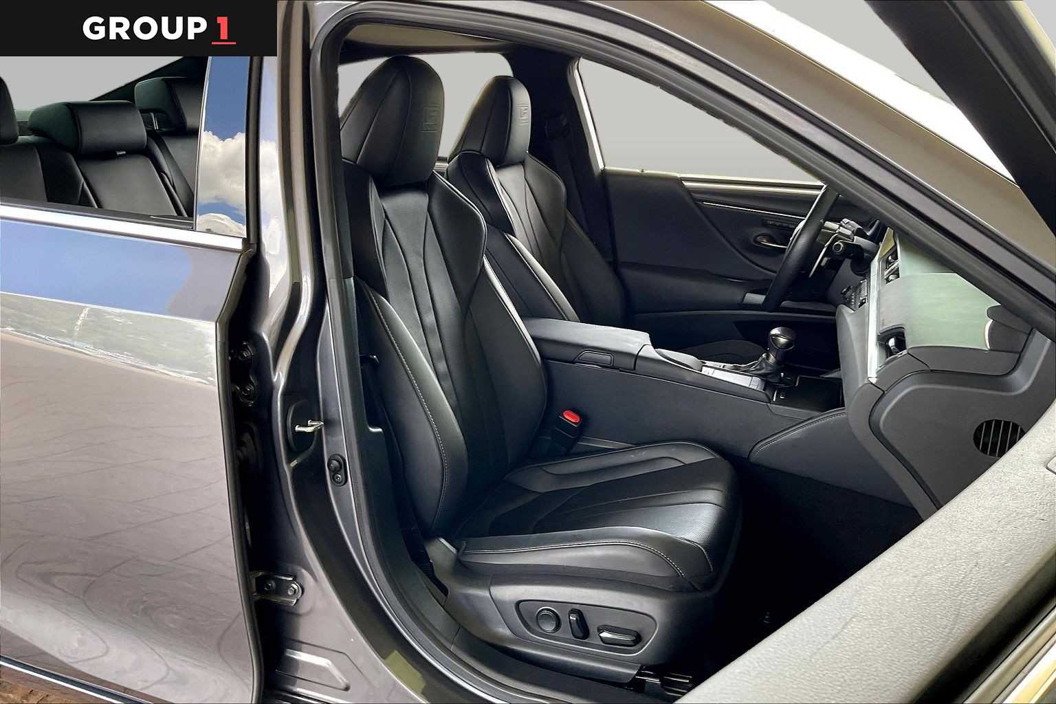 2020 Lexus ES 350 F SPORT  Nebula Gray Pearl at Lexus of Clear Lake