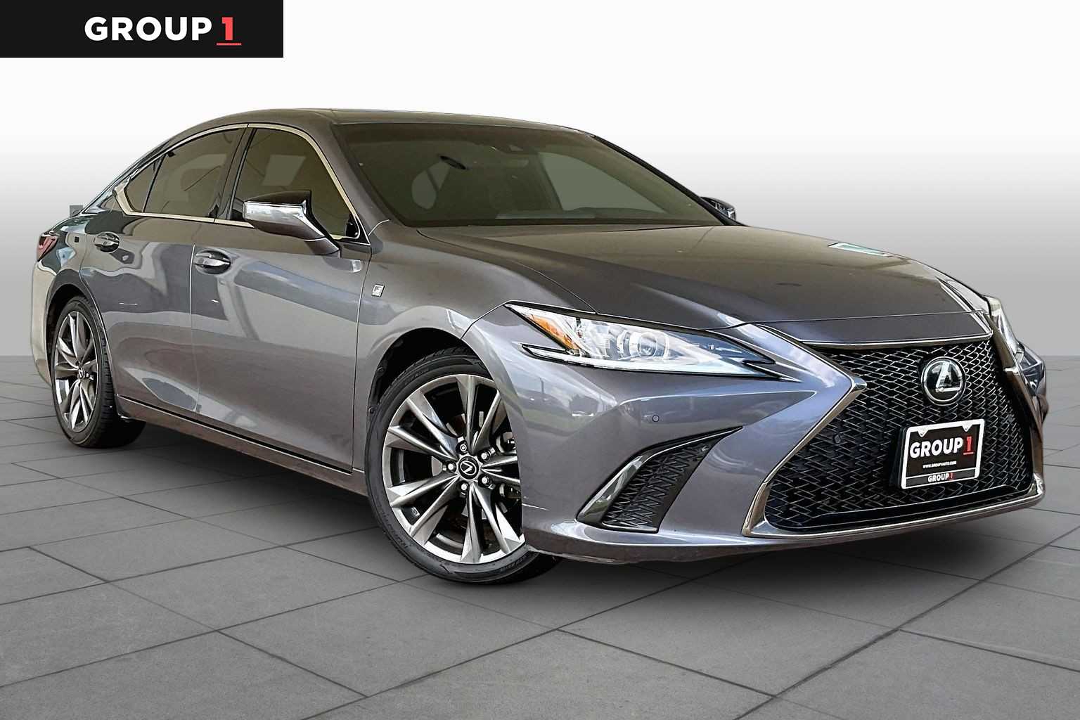 2020 Lexus ES 350 F SPORT  Nebula Gray Pearl at Lexus of Clear Lake