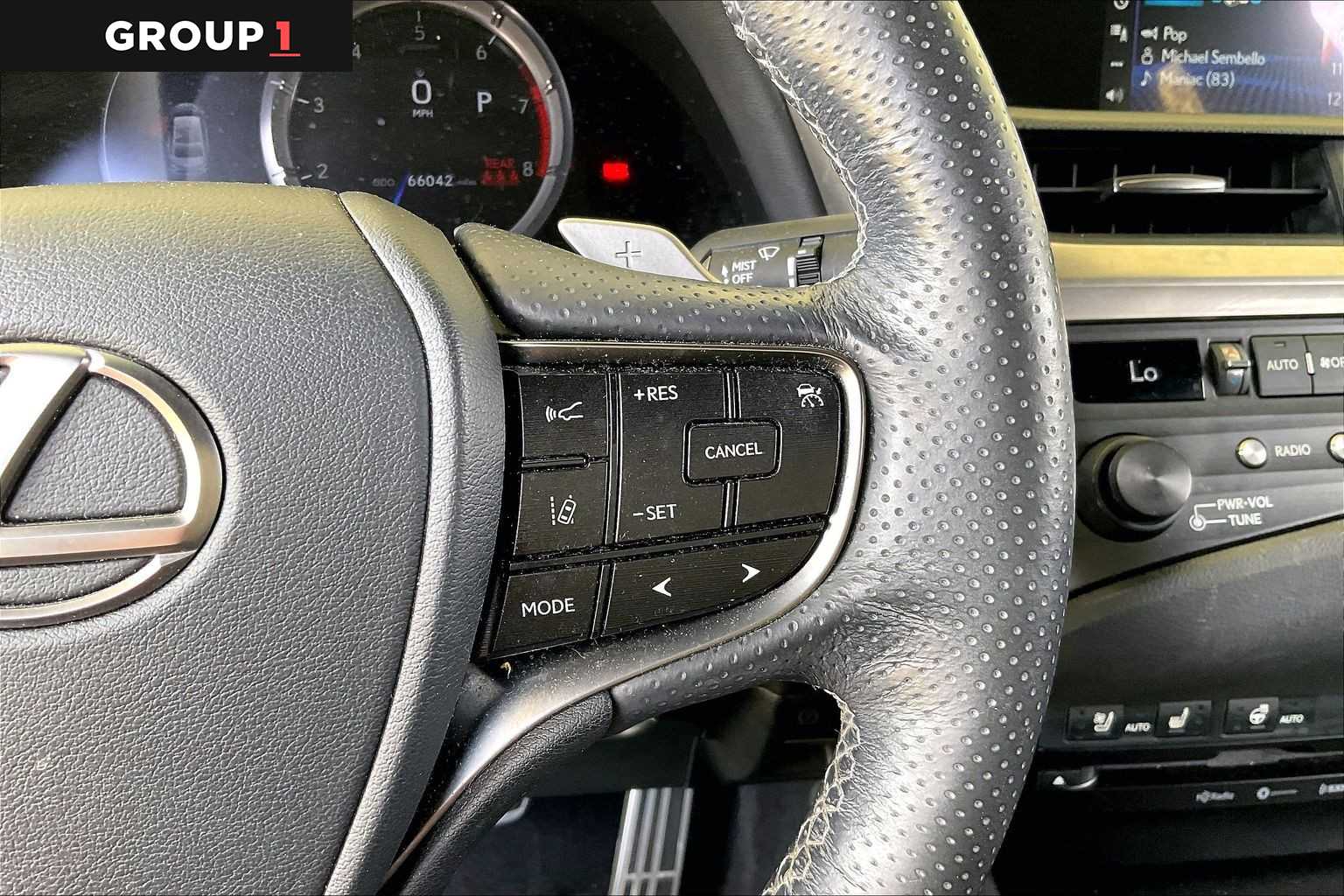 2020 Lexus ES 350 F SPORT  Nebula Gray Pearl at Lexus of Clear Lake