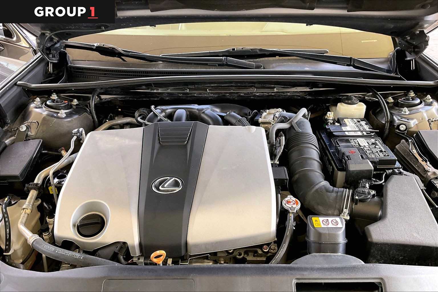 2020 Lexus ES 350 F SPORT  Nebula Gray Pearl at Lexus of Clear Lake