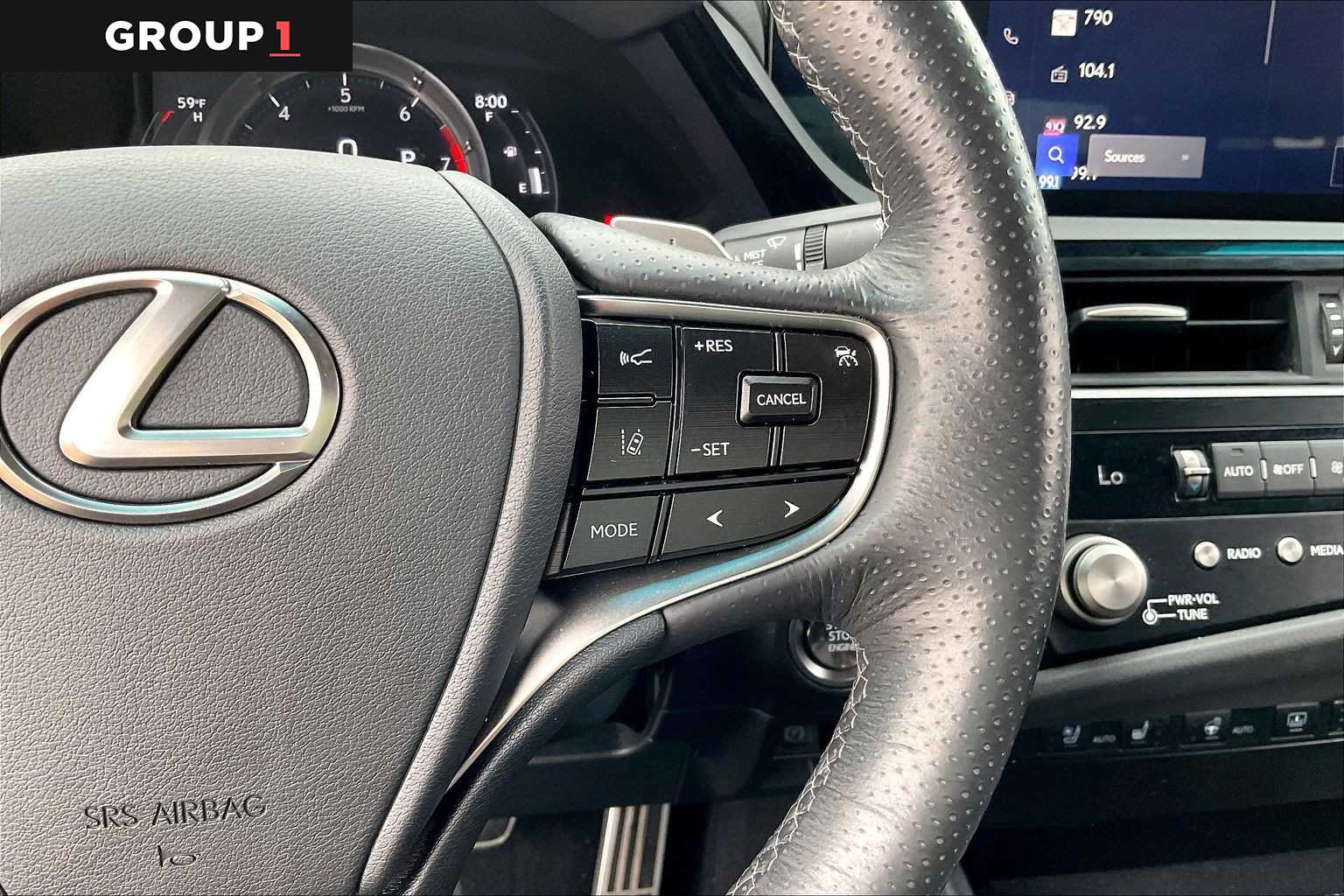 2023 Lexus ES F SPORT Handling  Cloudburst Gray at Lexus of Clear Lake