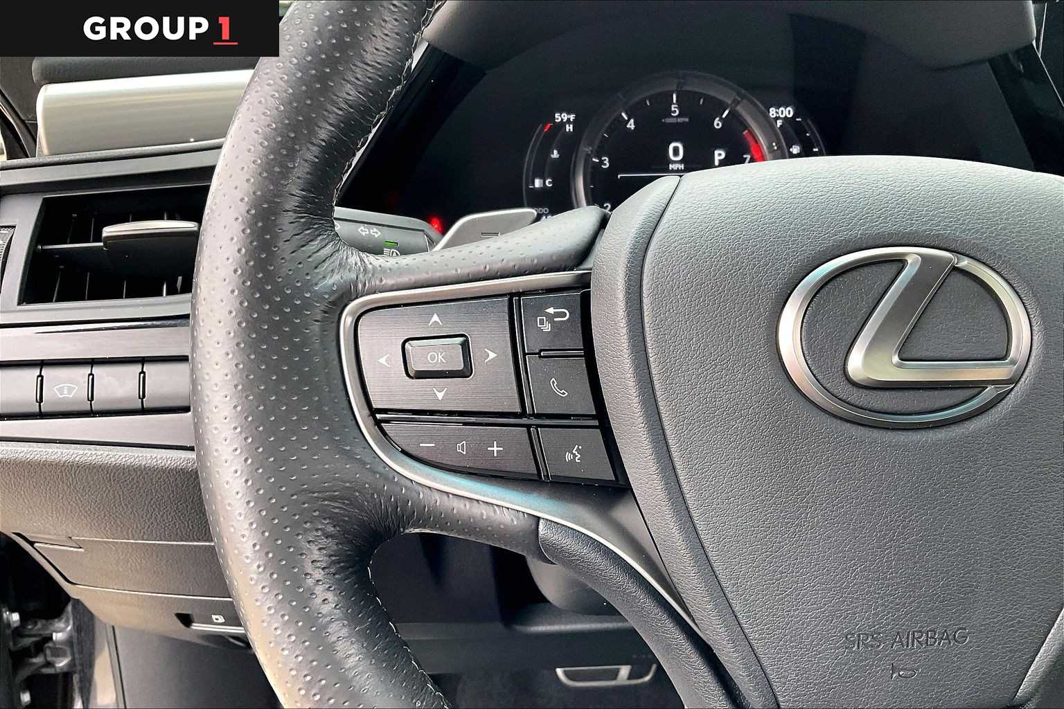 2023 Lexus ES F SPORT Handling  Cloudburst Gray at Lexus of Clear Lake