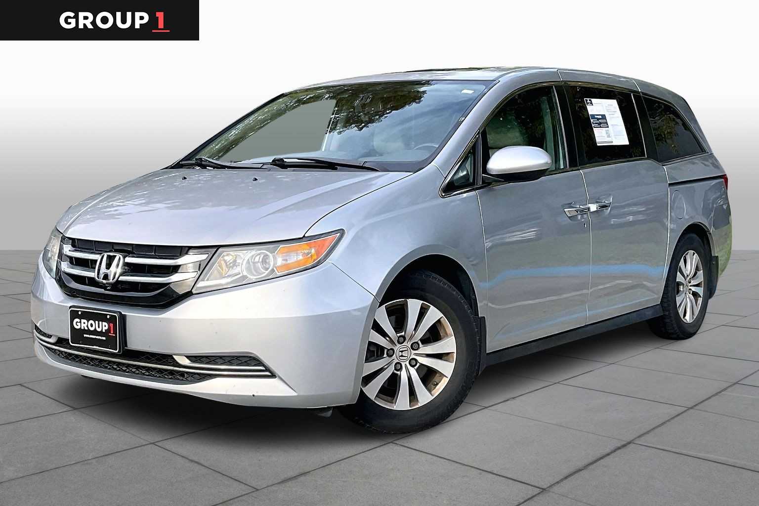 2015 Honda Odyssey EX-L Alabaster Silver Metallic at AutoNation USA Katy