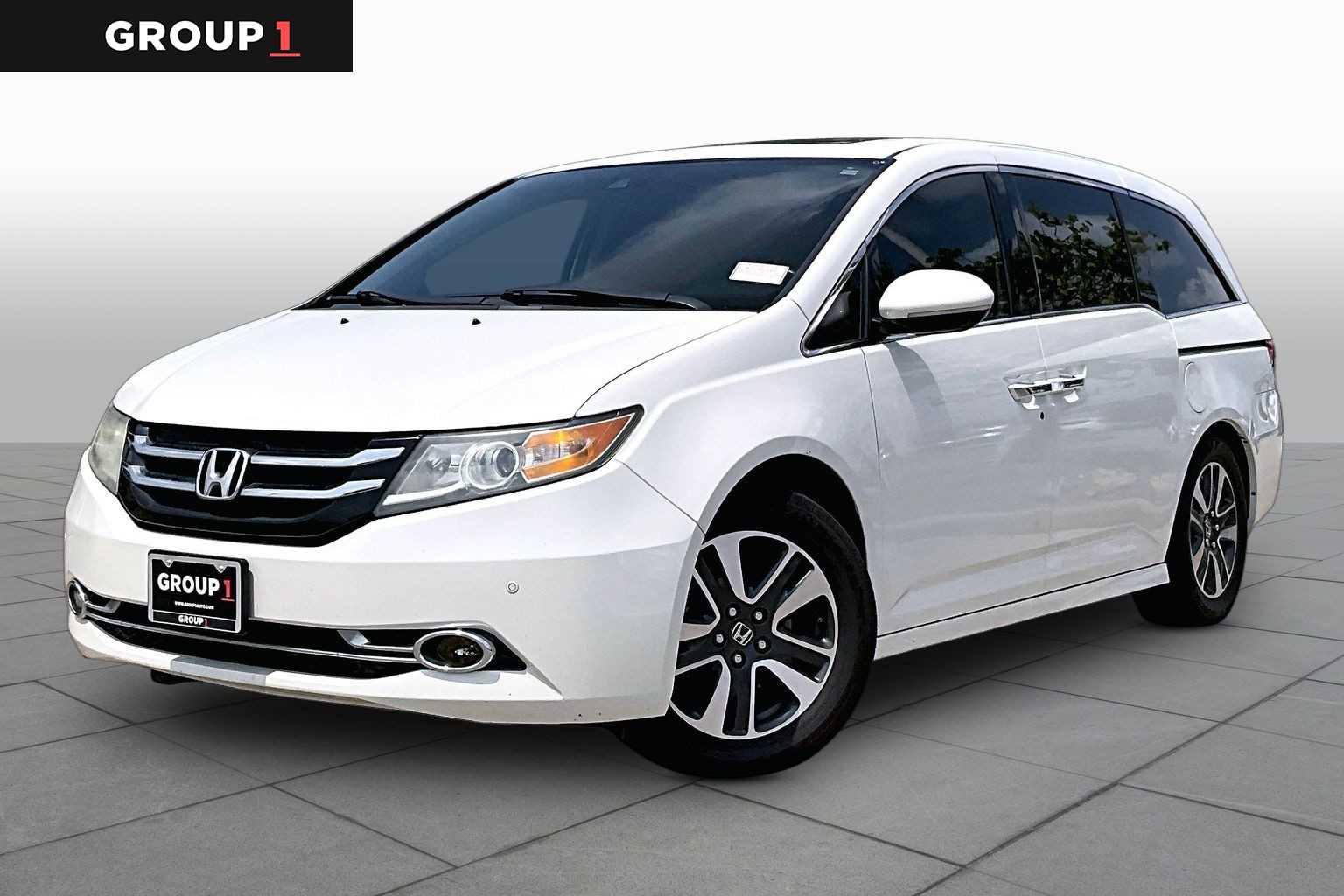 2014 Honda Odyssey Touring White Diamond Pearl at Ron Craft Chevrolet Cadillac