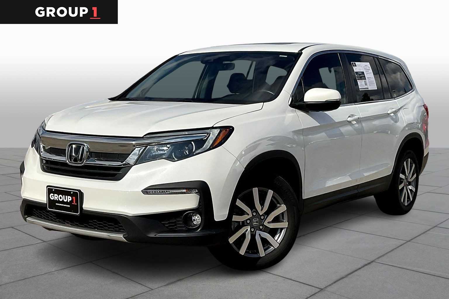 2021 Honda Pilot EX-L Platinum White Pearl at BMW of West Houston