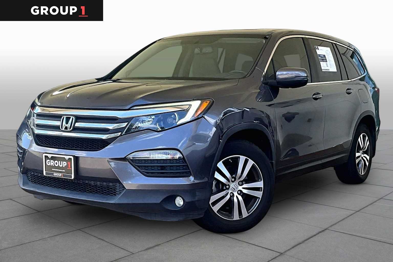 2016 Honda Pilot EX-L Modern Steel Metallic at Baytown Ford