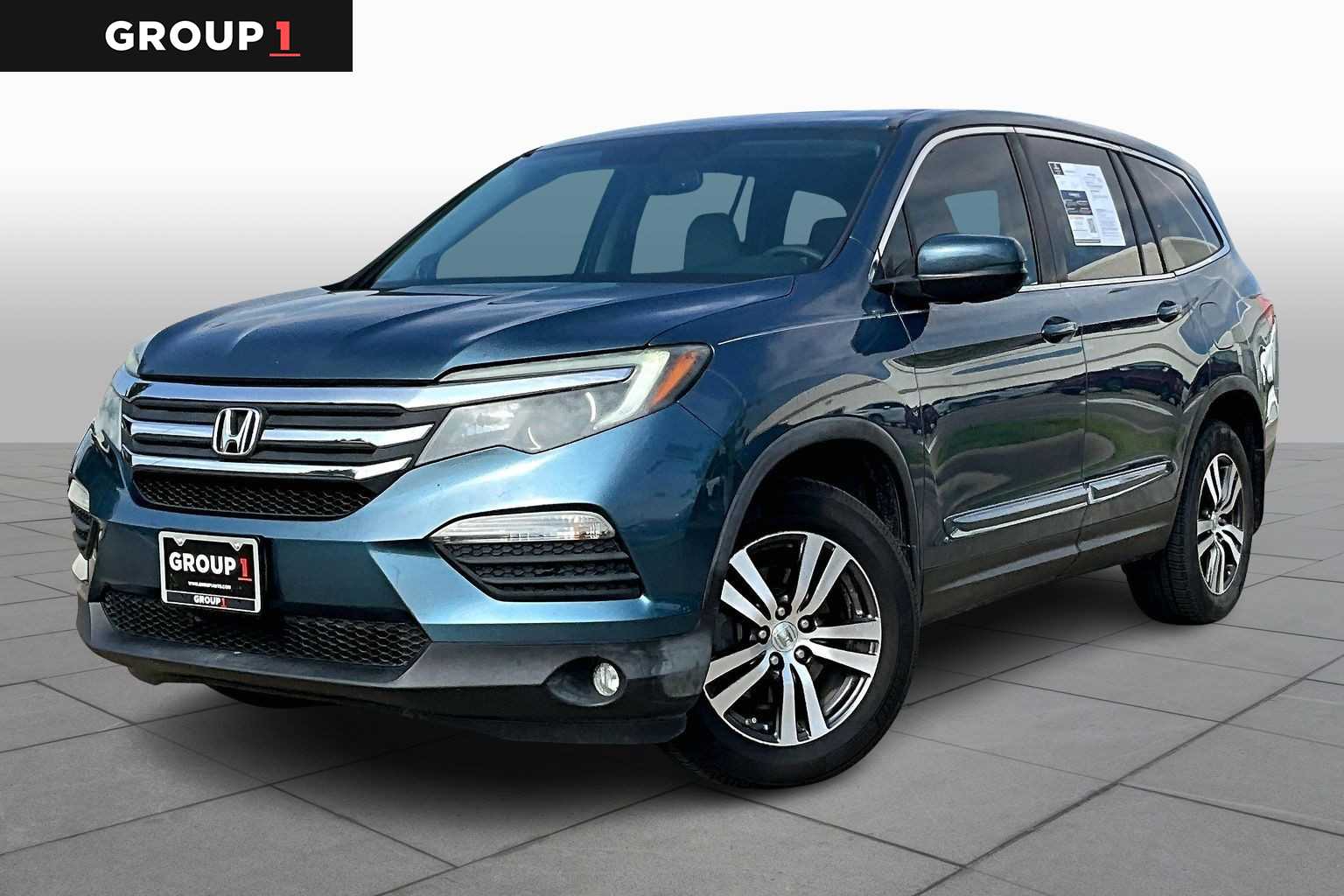 2016 Honda Pilot EX-L Steel Sapphire Metallic at AutoNation Ford Gulf Fwy