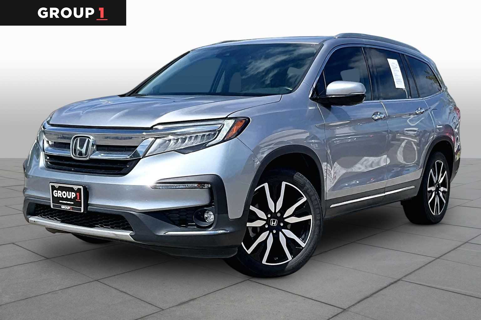 2019 Honda Pilot Touring 8-Passenger Lunar Silver Metallic at AutoNation USA Houston