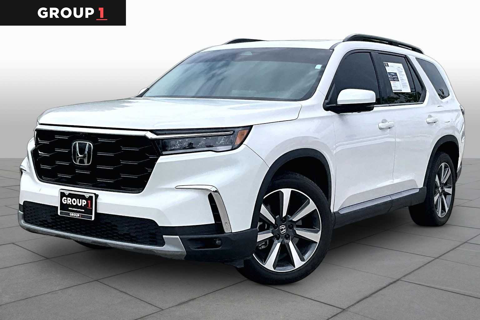 2023 Honda Pilot Elite Platinum White Pearl at AutoNation Chrysler Jeep Dodge Ram Spring