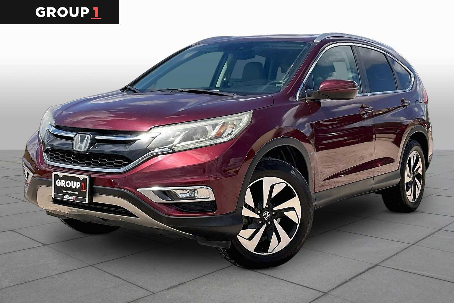 2015 Honda CR-V Touring Basque Red Pearl II at Lexus Southwest Houston