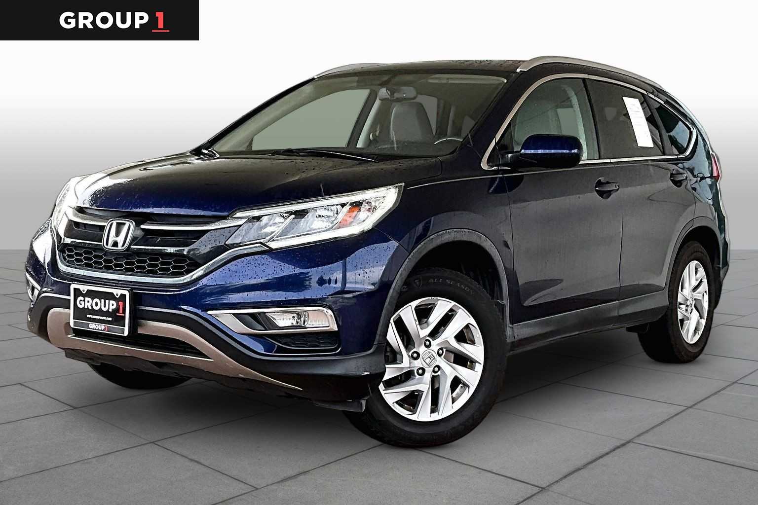 2016 Honda CR-V EX-L Obsidian Blue Pearl at Auto Boutique Texas