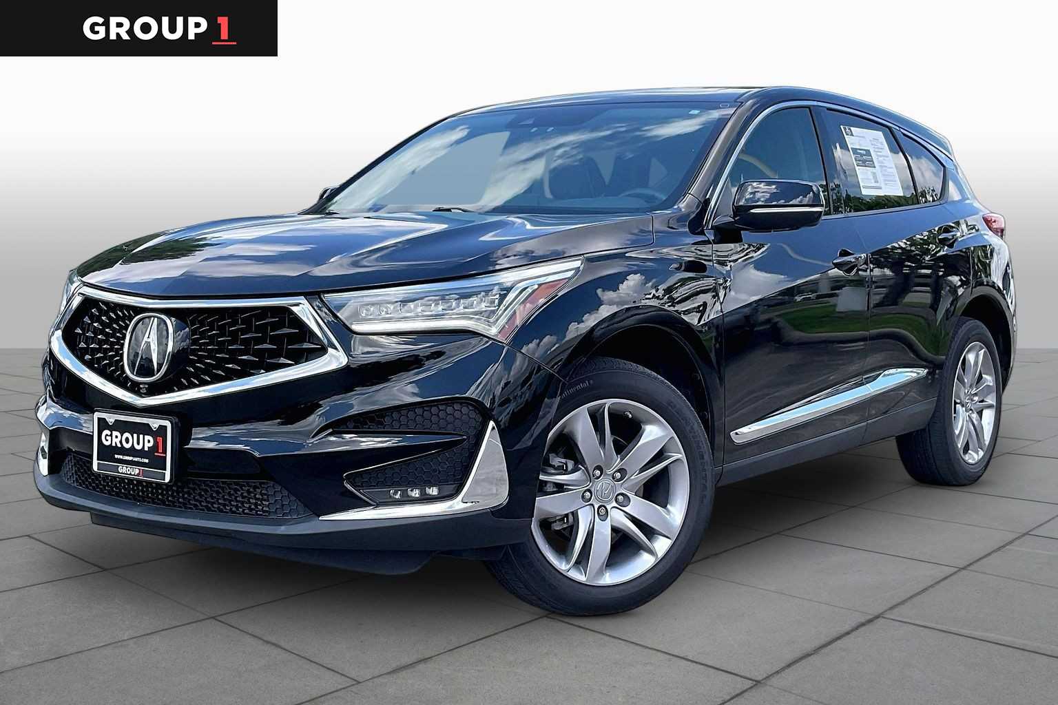 2020 Acura RDX w/Advance Pkg Majestic Black Pearl at AutoNation USA Katy