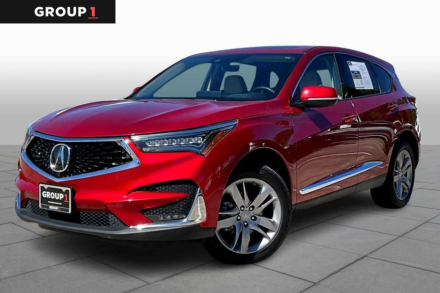 2020 Acura RDX w/Advance Pkg Performance Red Pearl at Sterling McCall Acura