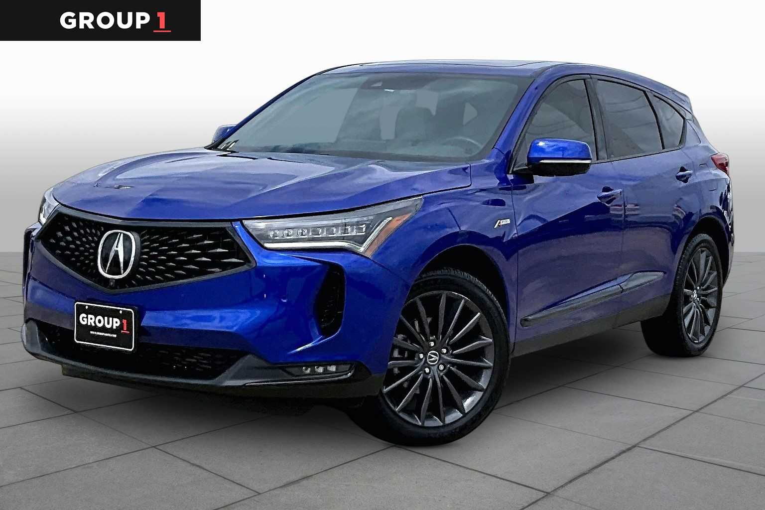 2024 Acura RDX w/A-Spec Advance Package Apex Blue Pearl at Honda of Clear Lake