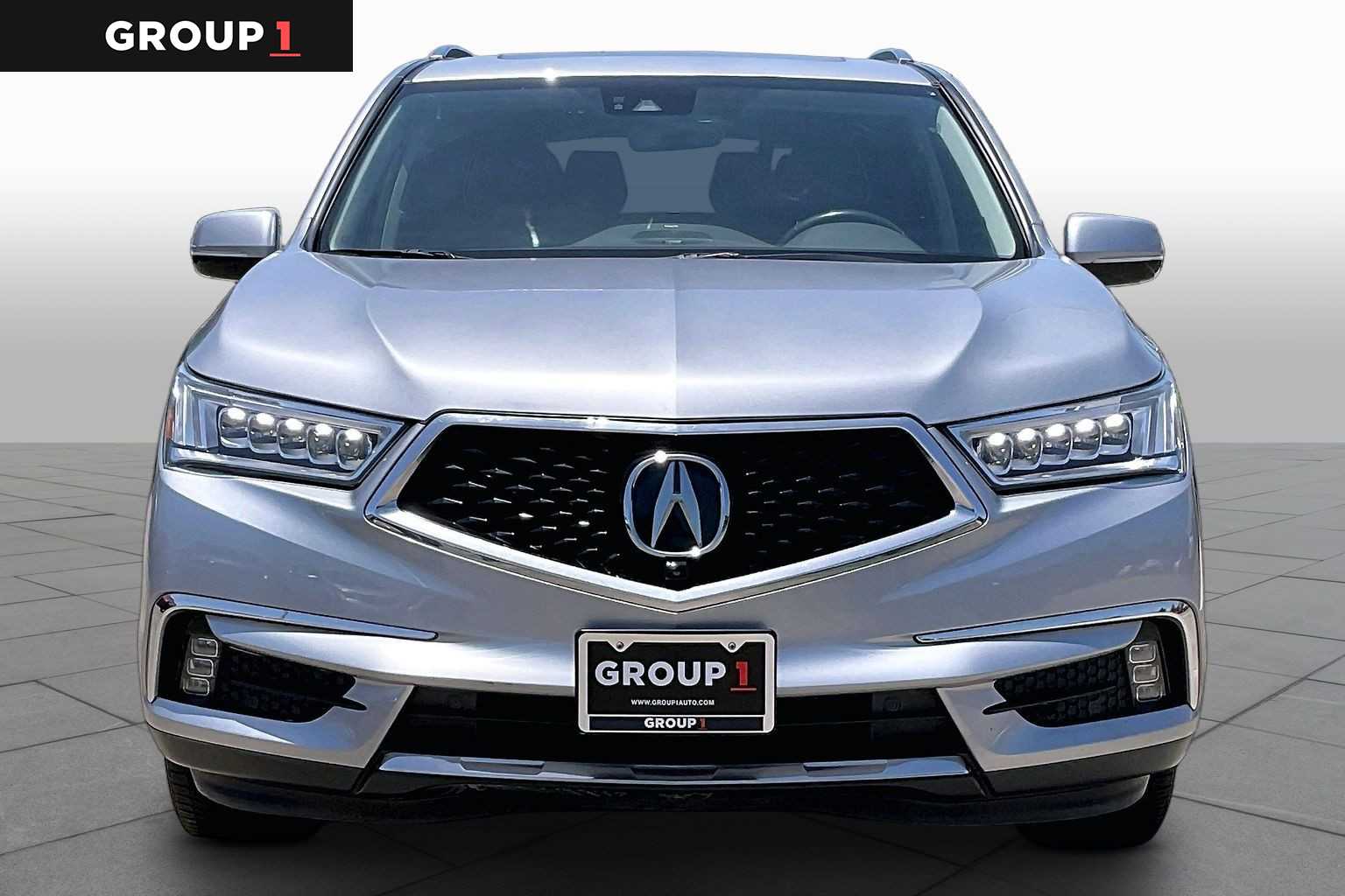2018 Acura MDX w/Advance/Entertainment Pkg Lunar Silver Metallic at AutoNation USA Houston