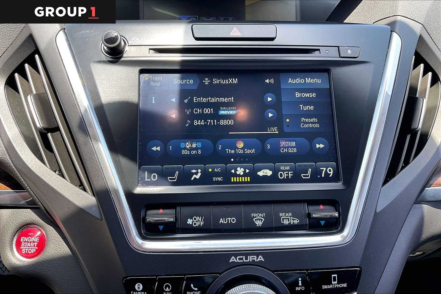 2018 Acura MDX w/Advance/Entertainment Pkg Lunar Silver Metallic at AutoNation USA Houston