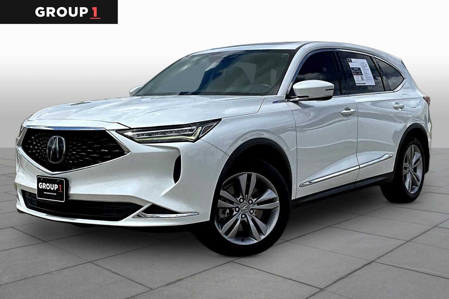 2022 Acura MDX  Platinum White Pearl at AutoNation Chrysler Jeep Dodge Ram Spring