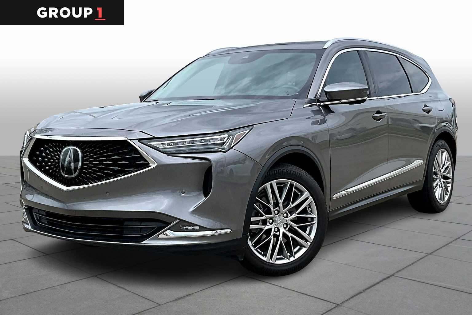 2023 Acura MDX w/Advance Package Liquid Carbon Metallic at AutoNation Chrysler Jeep Dodge Ram Spring
