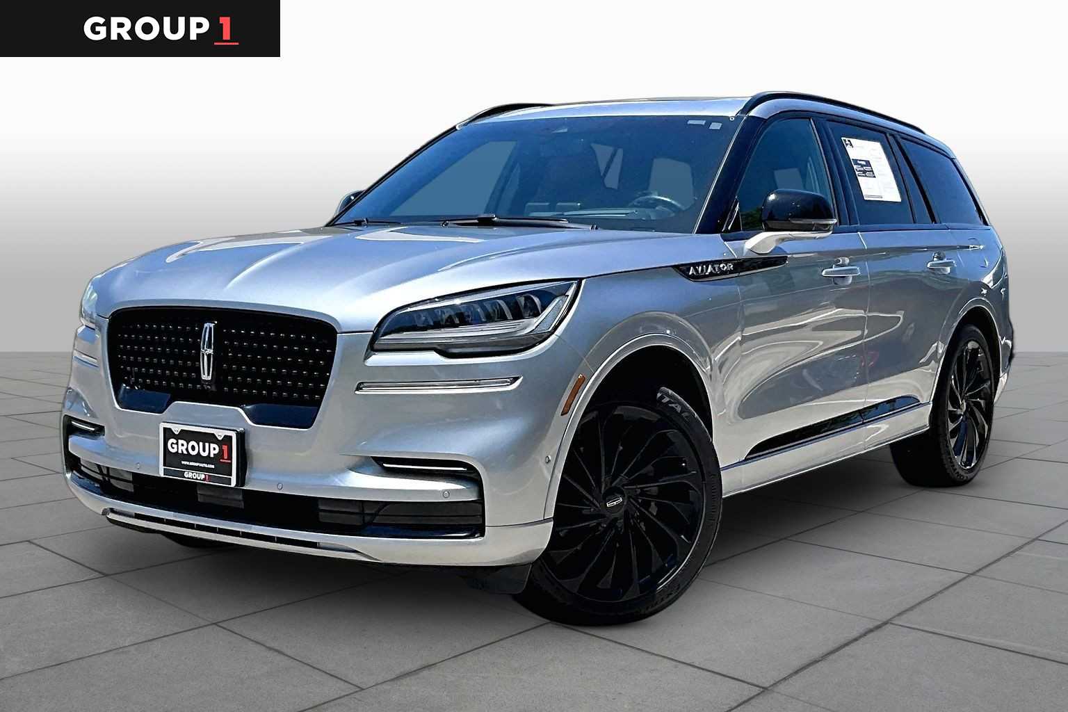 2023 Lincoln Aviator Reserve Silver Radiance Metallic Clearcoat at AutoNation USA Houston