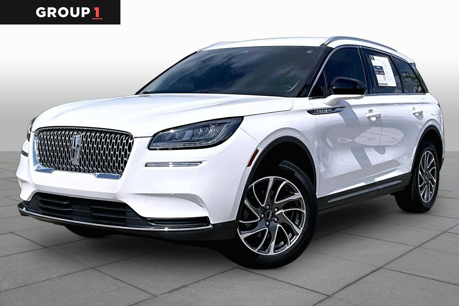 2022 Lincoln Corsair Standard Pristine White Metallic Tri-Coat at Mercedes-Benz of Houston North