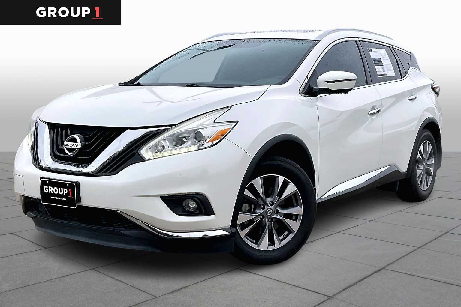 2016 Nissan Murano SL Pearl White at AutoNation Toyota Gulf Fwy