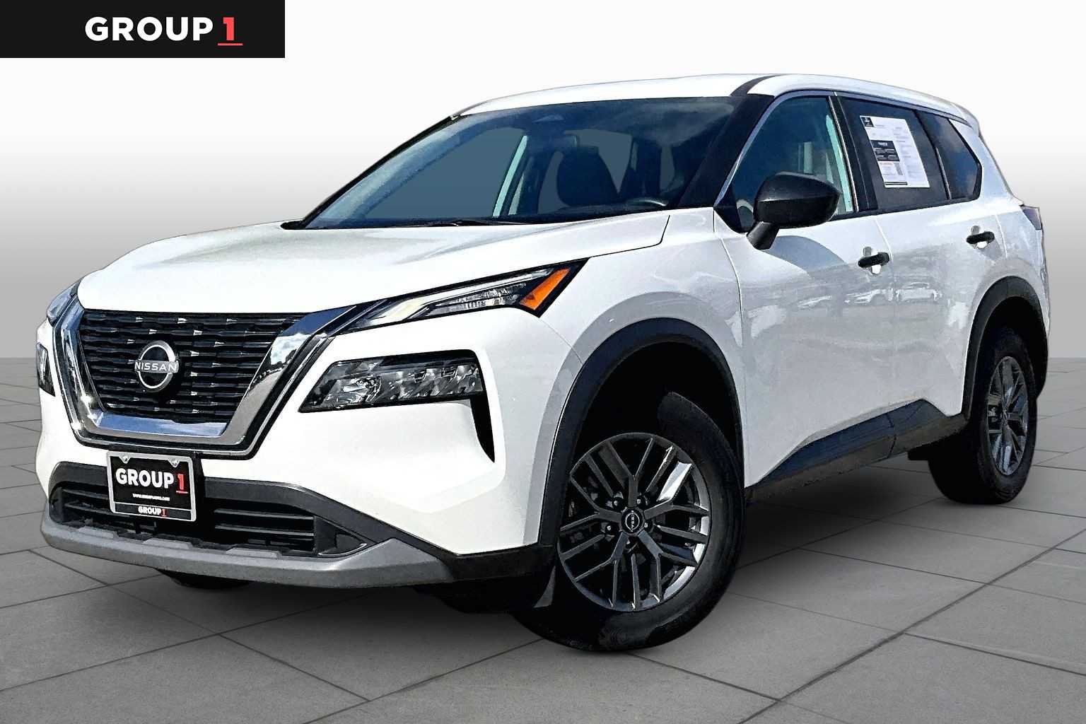 2023 Nissan Rogue S Glacier White at Davis Chevrolet