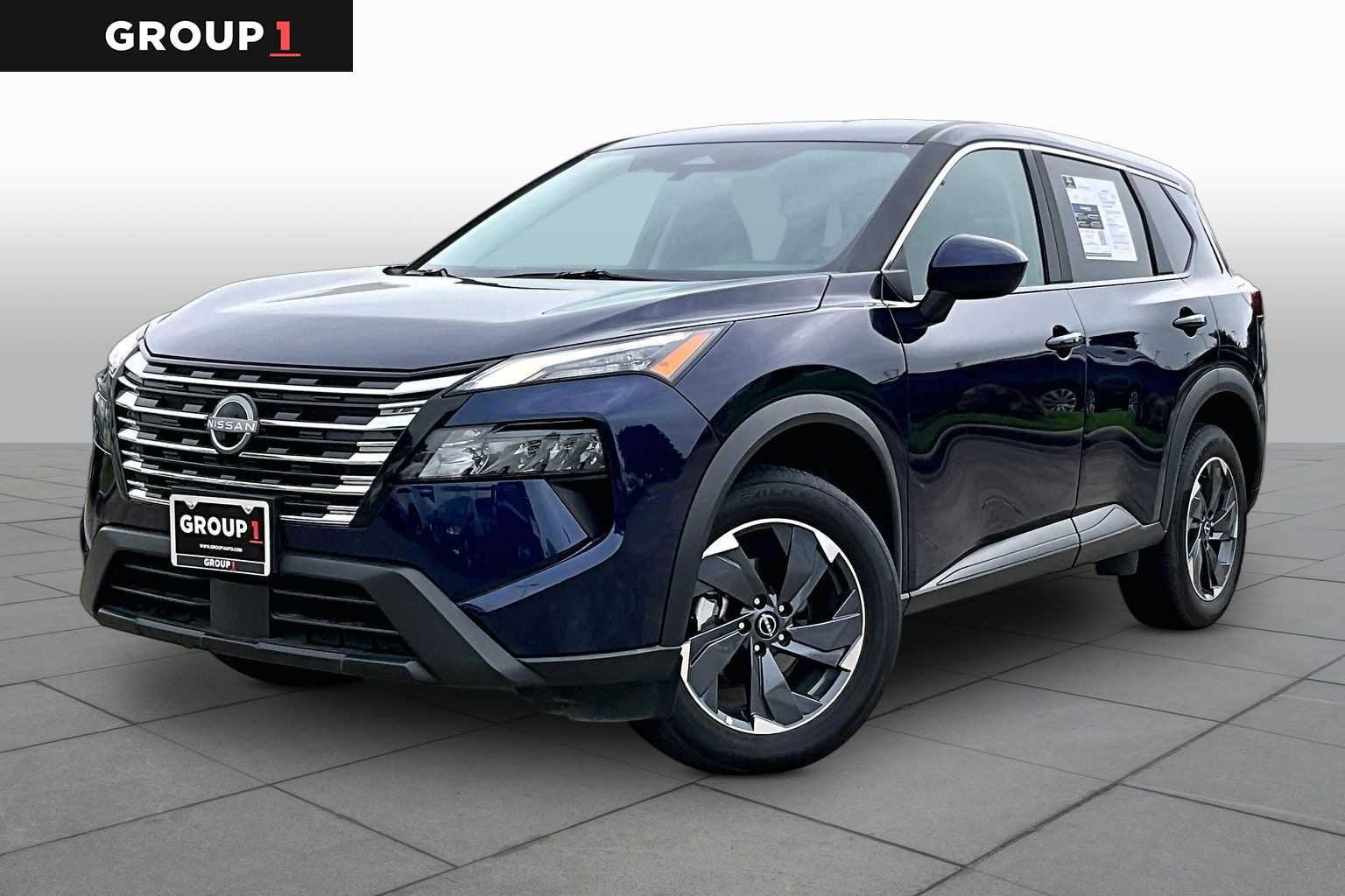 2025 Nissan Rogue SV Deep Ocean Blue Pearl at Sterling McCall Nissan