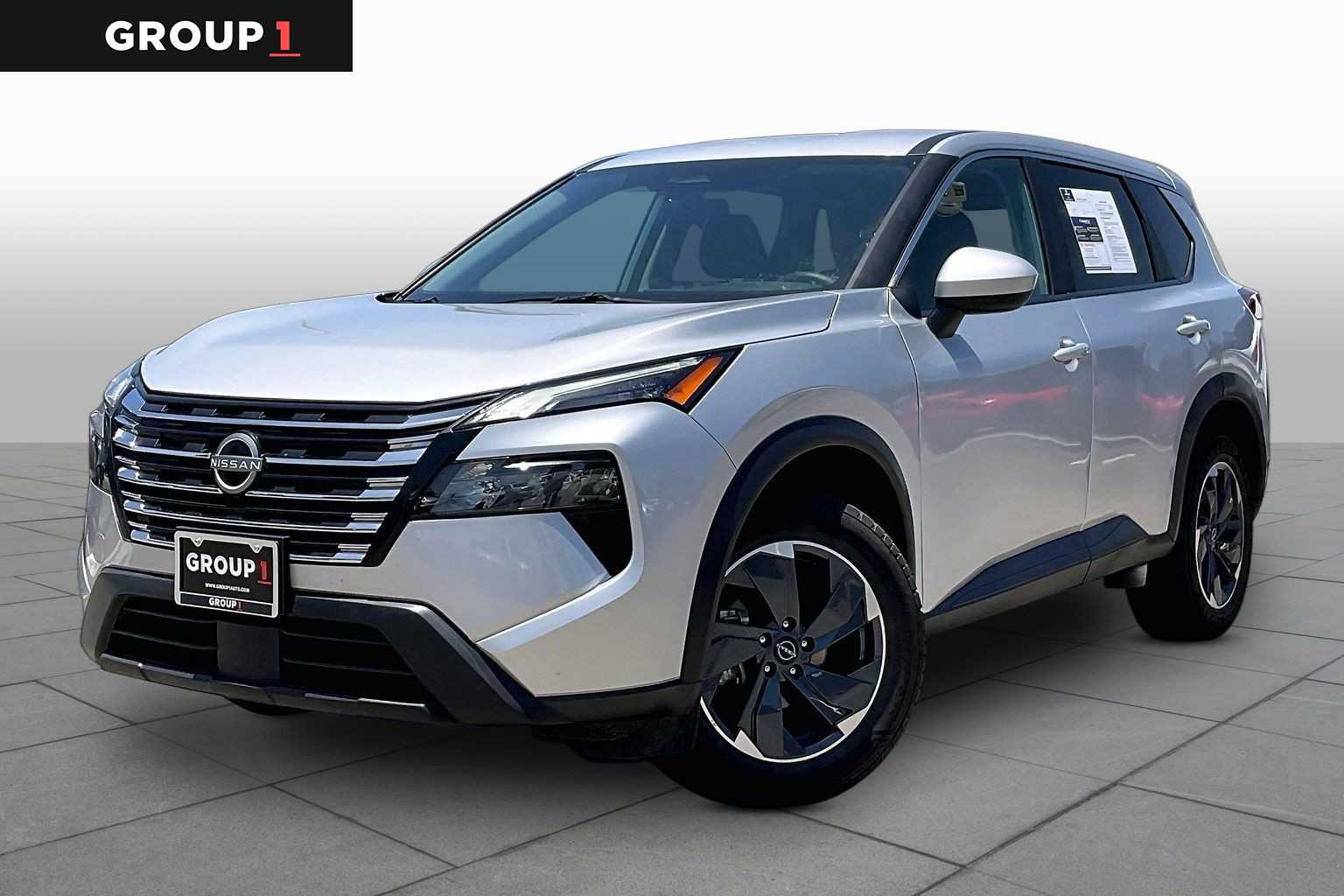 2025 Nissan Rogue SV Brilliant Silver Metallic at Sterling McCall Nissan