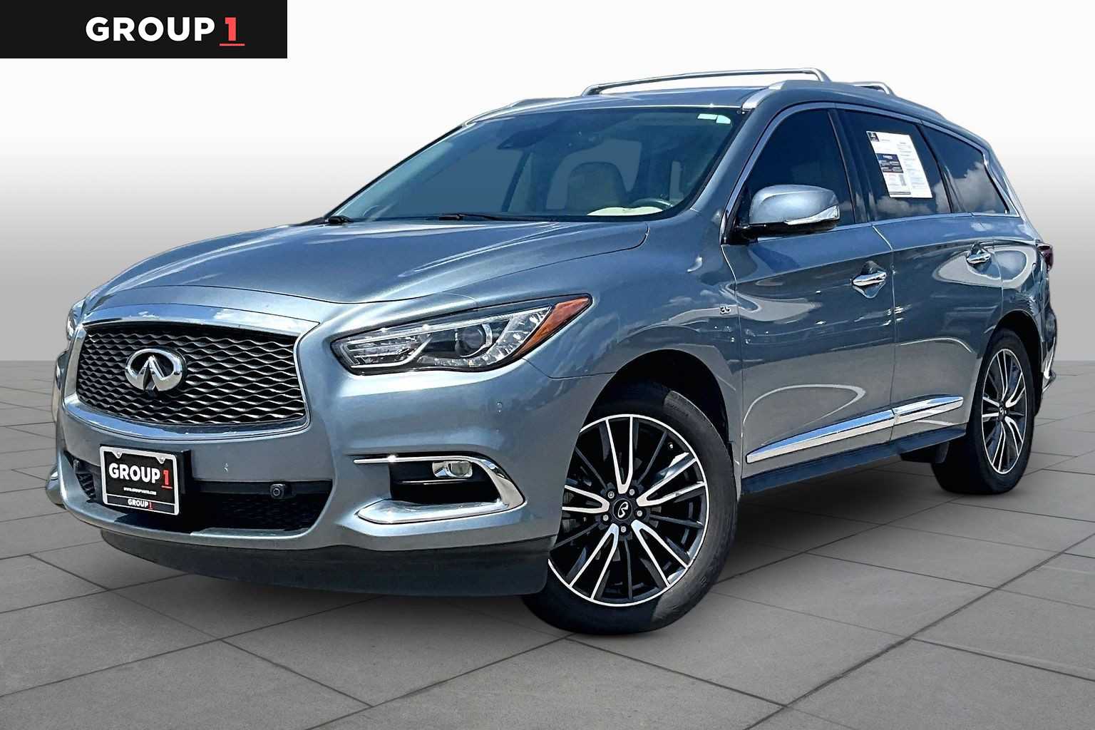 2019 INFINITI QX60 LUXE Hagane Blue at AutoNation Chrysler Jeep Dodge Ram Spring