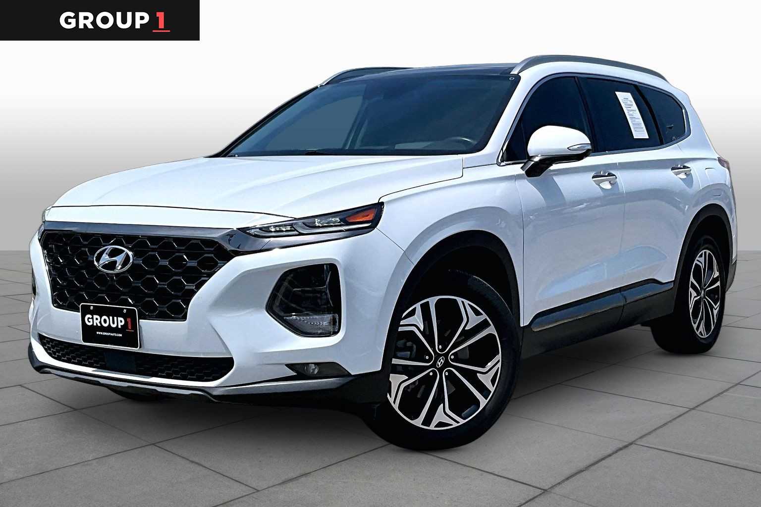 2020 Hyundai Santa Fe Limited Quartz White at HGreg Houston