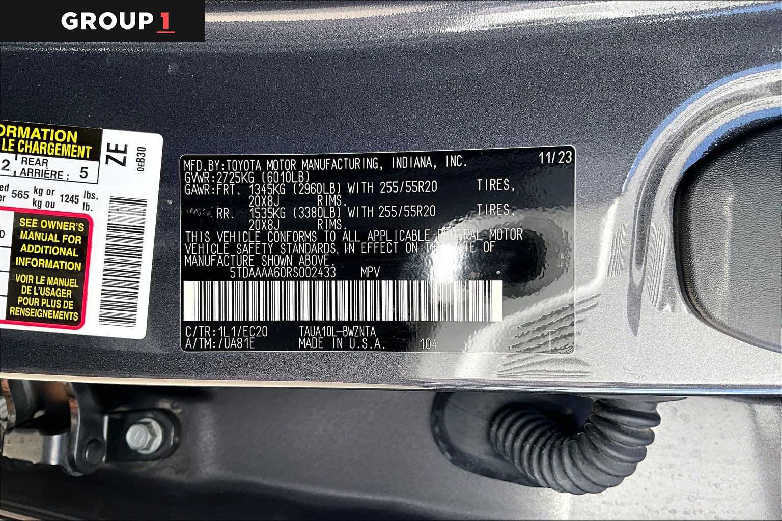 2024 Lexus TX 350  Cloudburst Gray at Lexus of Clear Lake