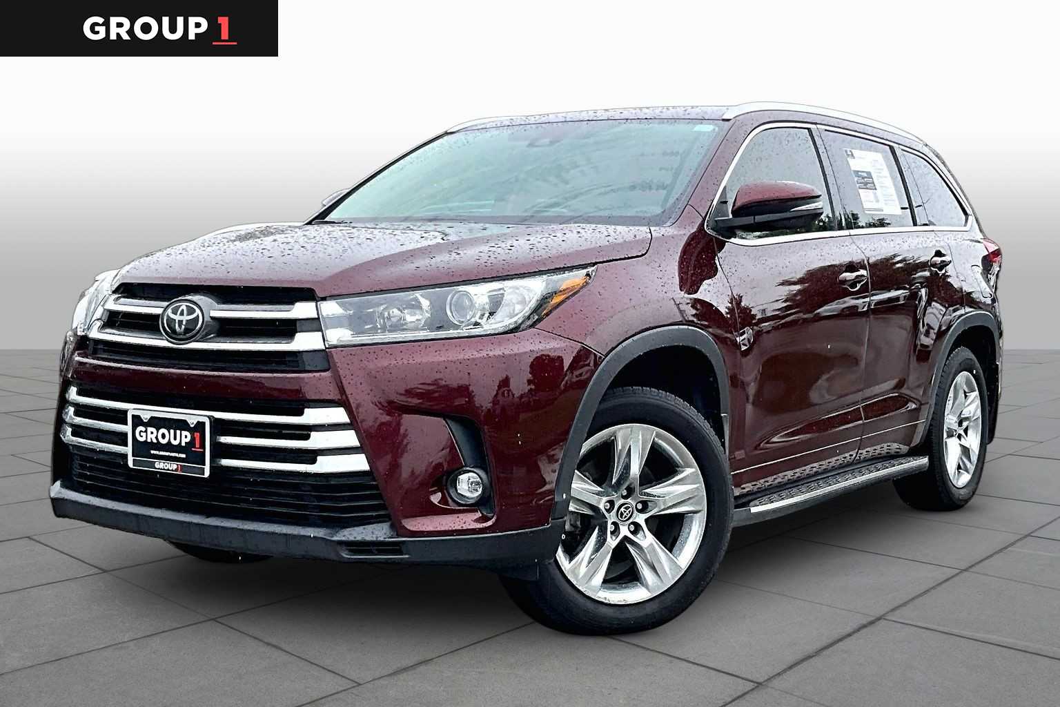 2019 Toyota Highlander Limited Ooh La La Rouge Mica at Lexus Southwest Houston