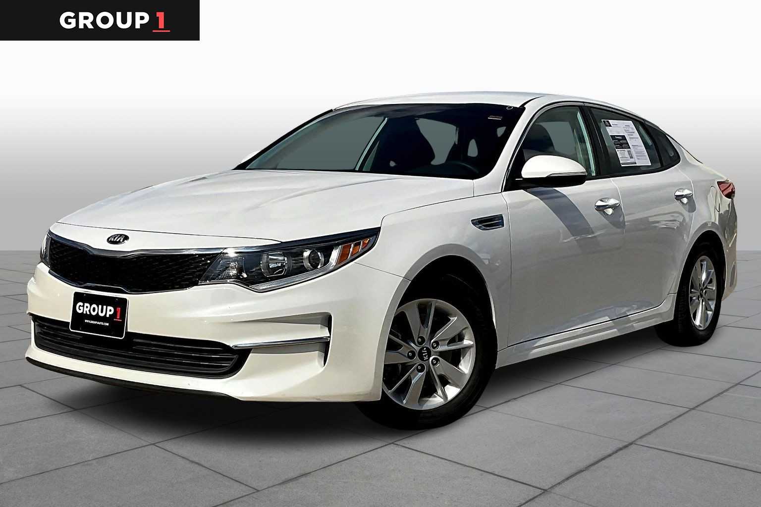 2018 Kia Optima LX Snow White Pearl at HGreg Houston