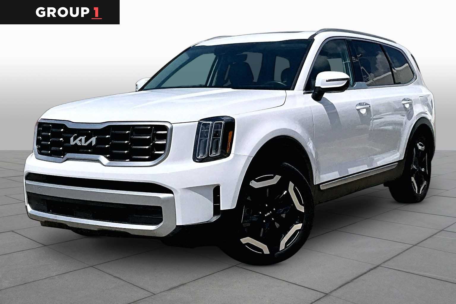 2025 Kia Telluride S Glacial White Pearl at Westside Kia