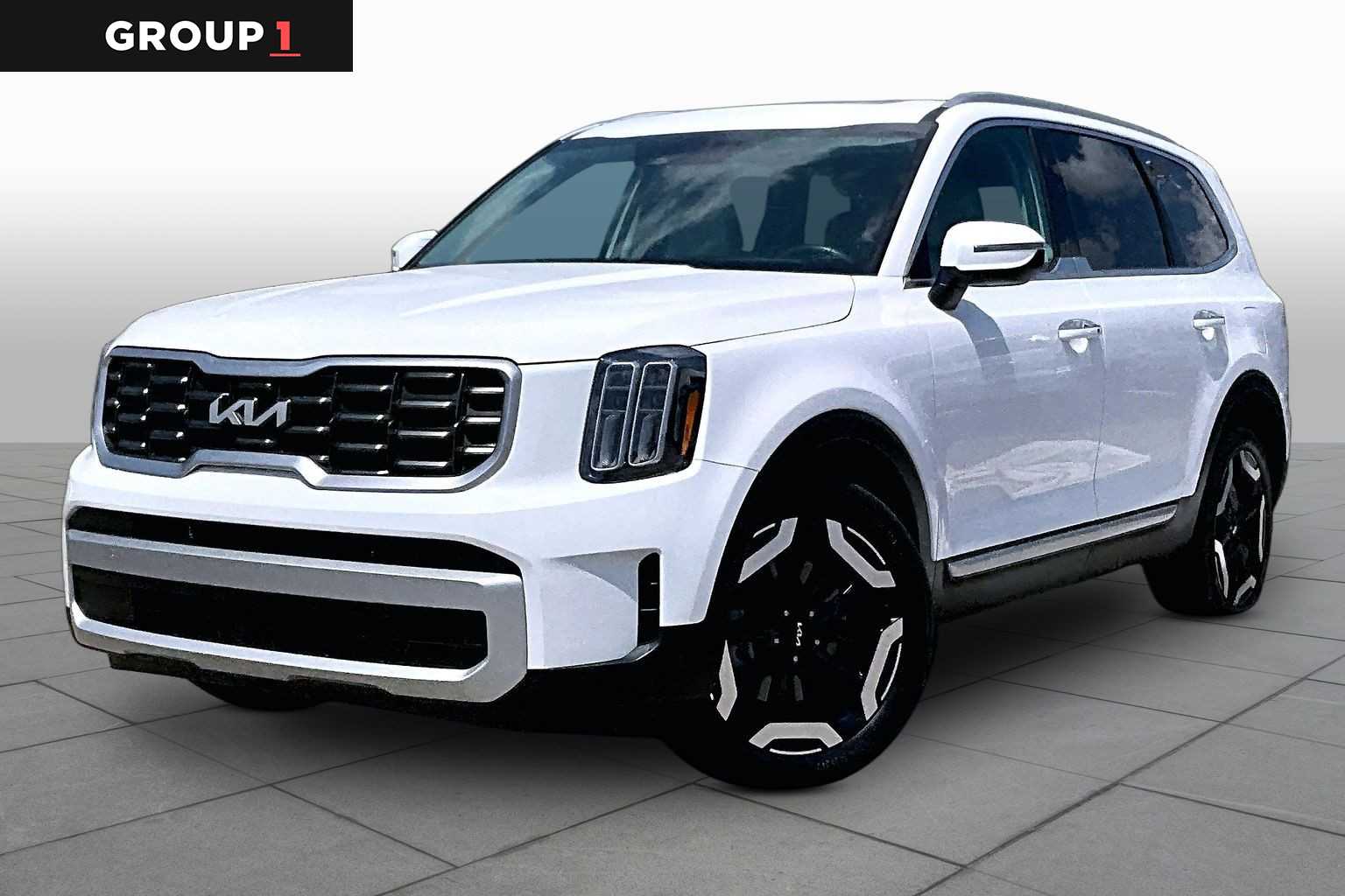 2025 Kia Telluride S Glacial White Pearl at Westside Kia