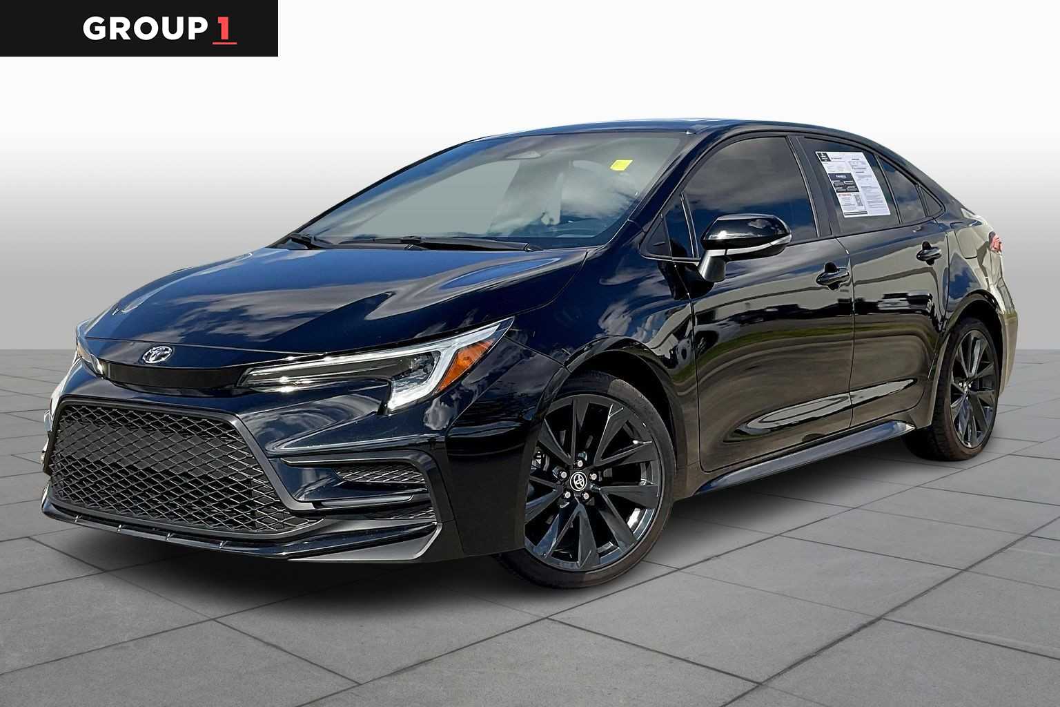 2024 Toyota Corolla SE Midnight Black Metallic at HGreg Houston
