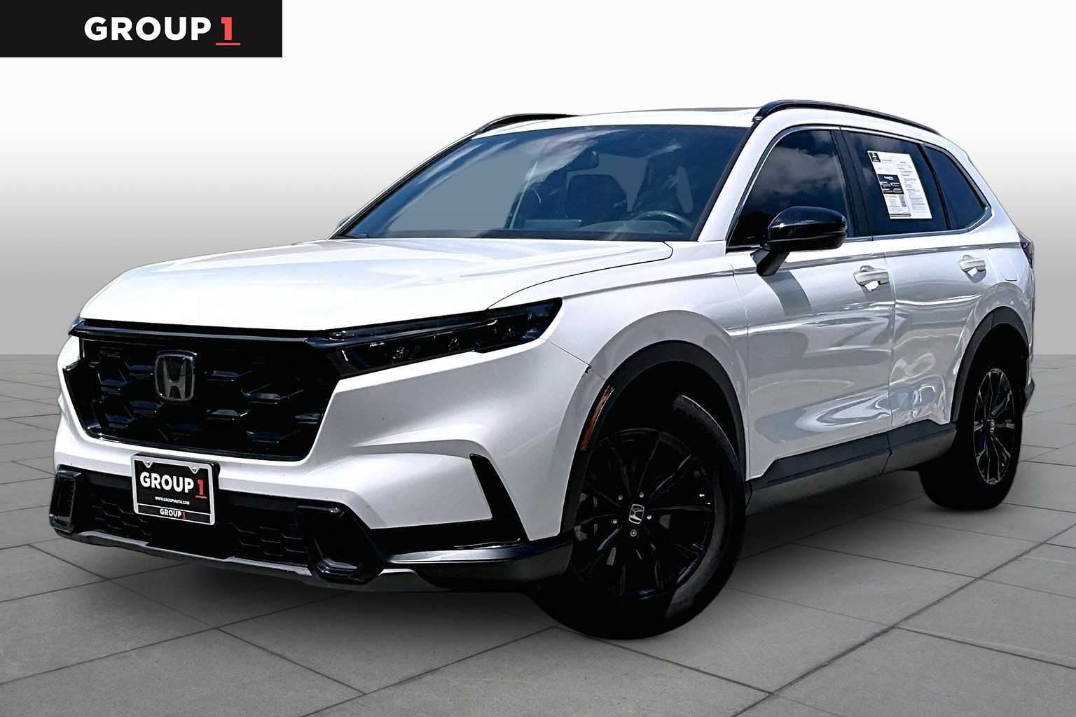 2024 Honda CR-V Hybrid Sport Platinum White Pearl at Beck & Masten Kia