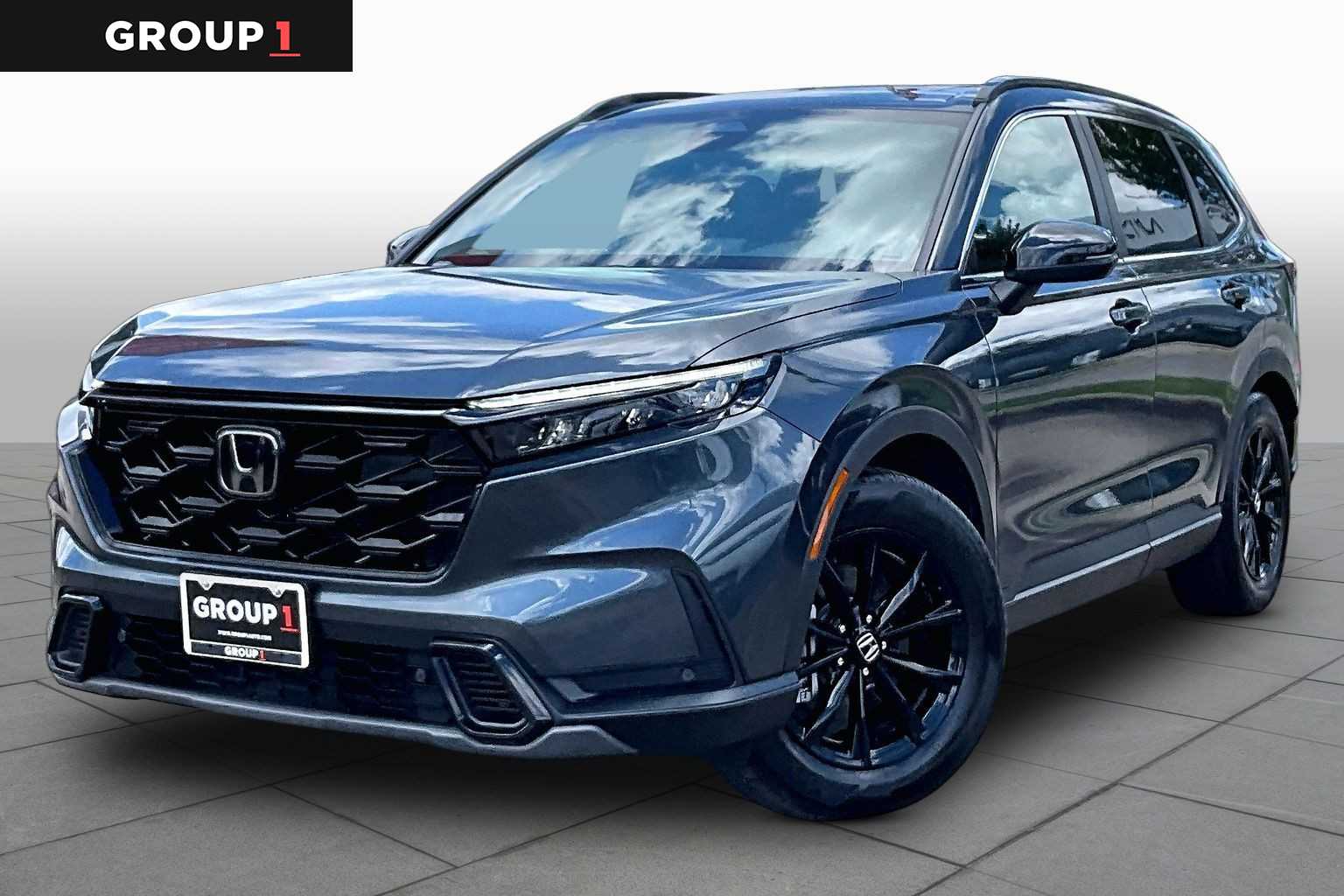 2025 Honda CR-V Hybrid Sport-L Meteorite Gray Metallic at Honda of Clear Lake