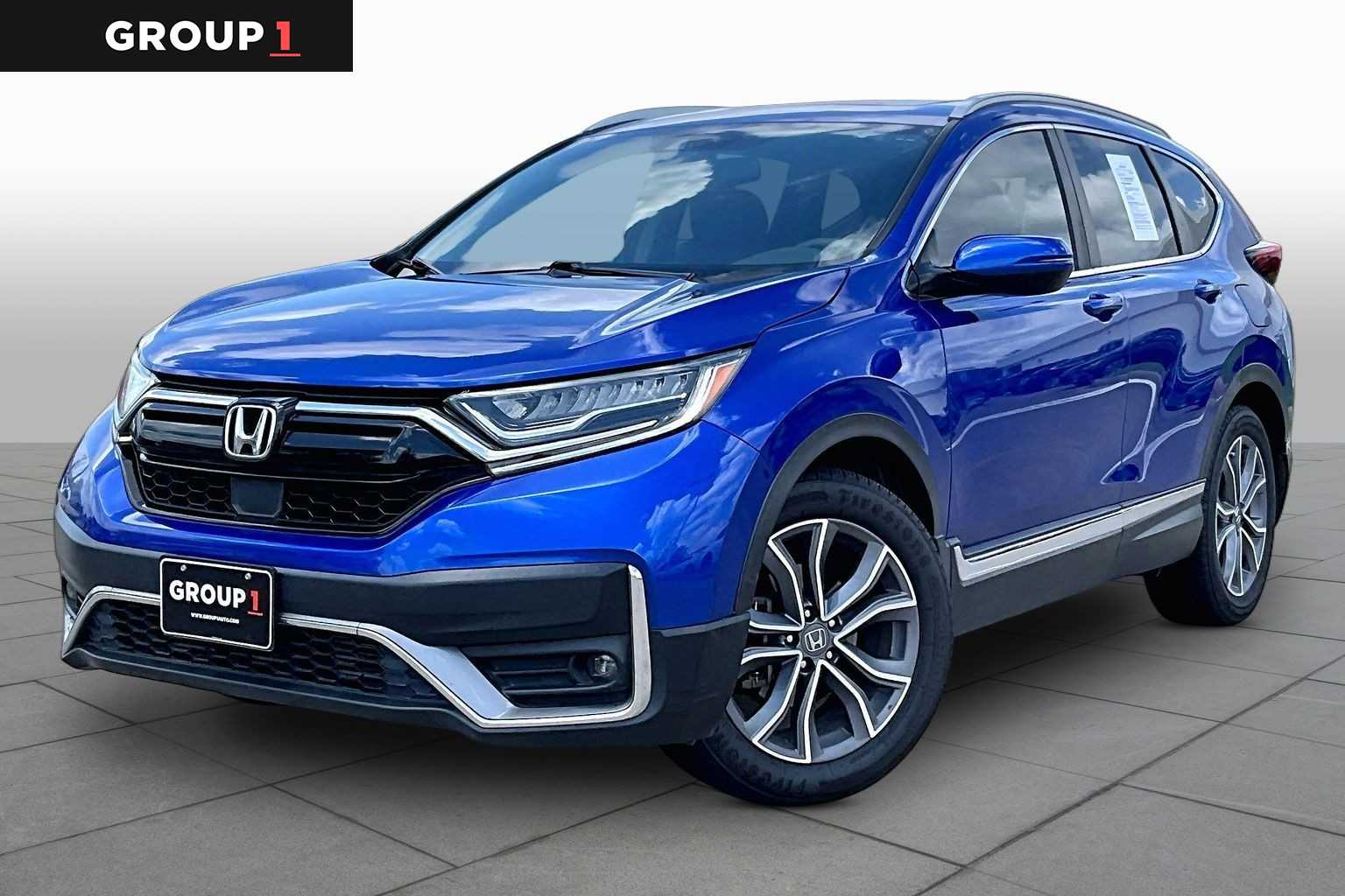 2021 Honda CR-V Touring Aegean Blue Metallic at Honda of Clear Lake