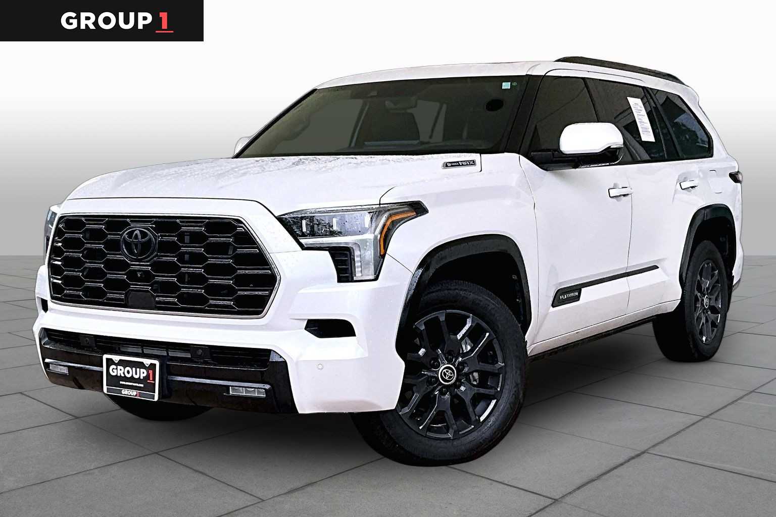 2024 Toyota Sequoia Platinum Wind Chill Pearl at Sterling McCall Nissan